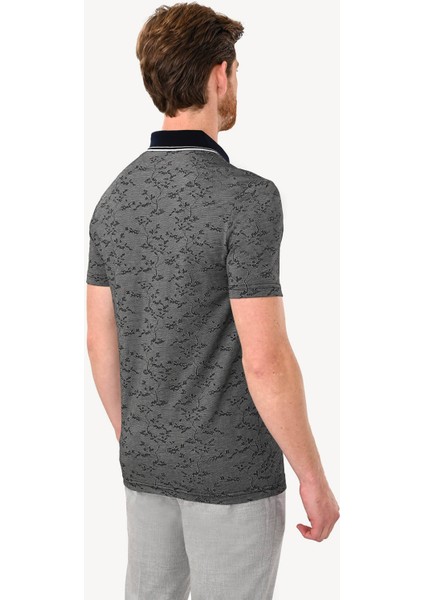 Erkek Gri T-Shirt Polo Yaka indirimleri