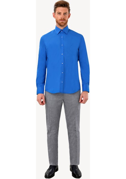 Erkek Parlament Uzun Kol Slim Fit Gömlek fiyatları