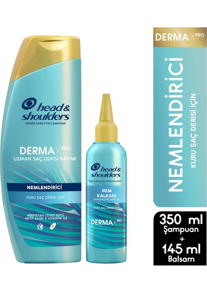 Head & Shoulders Derma x Pro Nemlendirici Seti 350 ml Şampuan + Balsam 145 ml