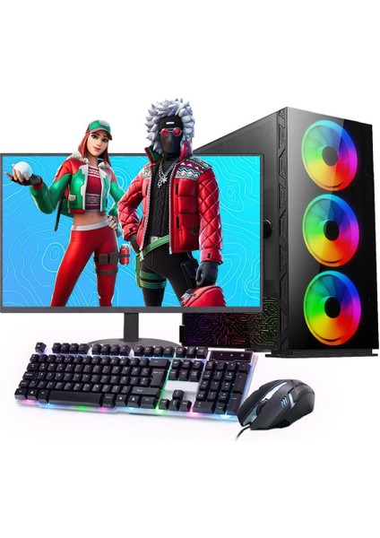 Intel I7 13700F 16GB 240SSD 1tb HDD 8gb RTX3050 24" Mon. (Gaming Set)