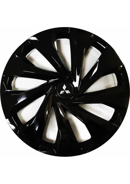 Mitsubishi Asx Uyumlu 15 Inç Piano Black Siyah Jant Kapağı 4 Adet