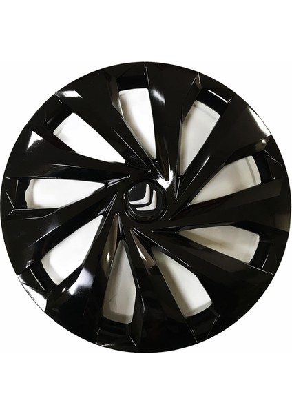 Citroen C-Elysee Uyumlu 14 Inç 4 Adet Piano Black Siyah Jant Kapağı Takımı