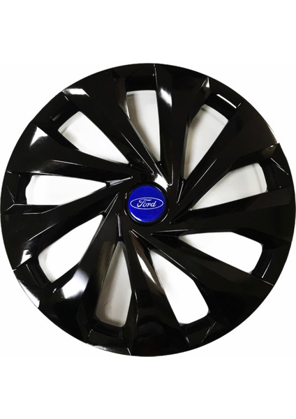 Ford Fusion Uyumlu 14 Inç Piano Black Siyah Jant Kapağı 4 Adet