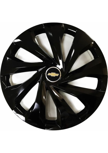 Chevrolet Aveo Uyumlu 14 Inç Piano Black Siyah Jant Kapağı 4 Adet