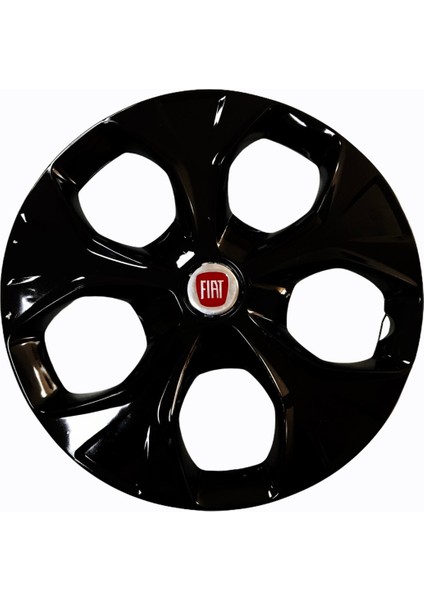 Fiat Brava Uyumlu 15 Inç Piano Black Siyah Jant Kapağı 4 Adet