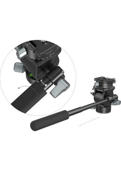 3457B Video Fluid Head