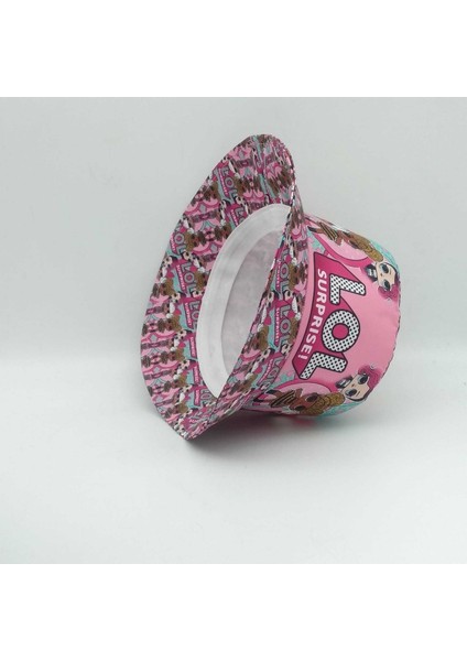 Kız Çocuk Hello Kitty Balıkçı Kova Güneş Şapkası Seyahat, Yürüyüş, Kamp, Piknik, Tekne, Kumsalda modelleri