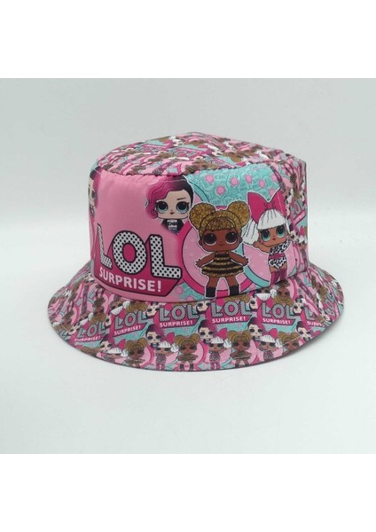 Kız Çocuk Hello Kitty Balıkçı Kova Güneş Şapkası Seyahat, Yürüyüş, Kamp, Piknik, Tekne, Kumsalda indirimleri