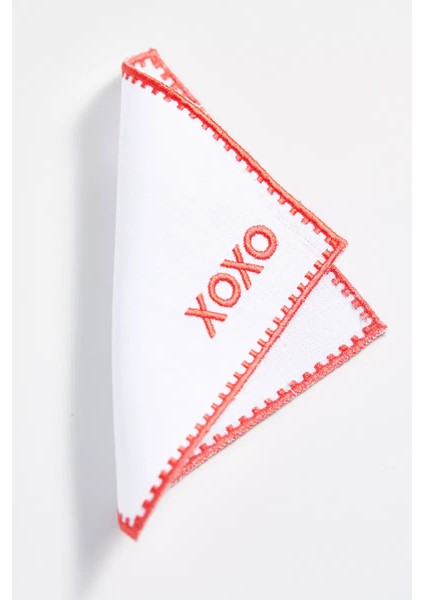 XOXO – Kırmızı Kokteyl Peçetesi modelleri