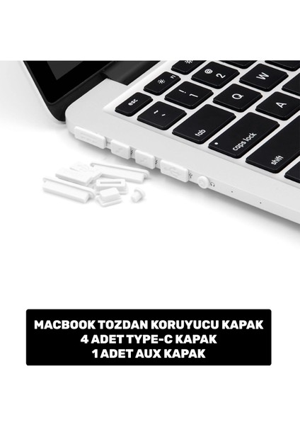 Macbook 13' Pro/air - 15' Pro Giriş Kapatıcı Renkli Kapak