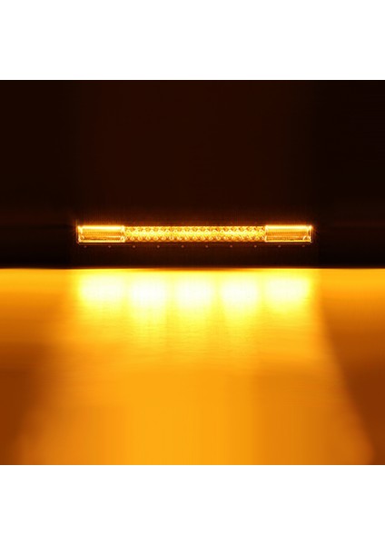 300W 80 cm Çift Sıra 5 Modlu Turuncu Beyaz Off Road LED Bar indirimleri