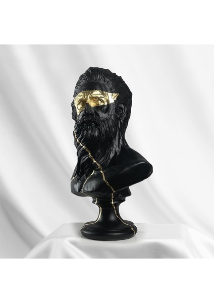 Poseidon "gold Spread" Heykel, Büyük Boy Büst, Özel Tasarım Dekoratif Heykel, Poseidon fiyatları