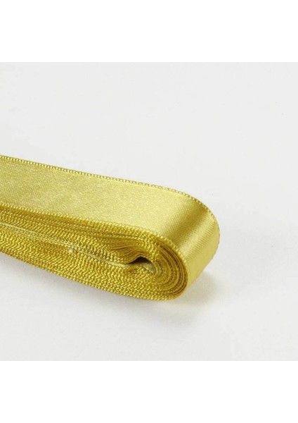 Gold Saten Kurdele 2 cm x 10 Metre