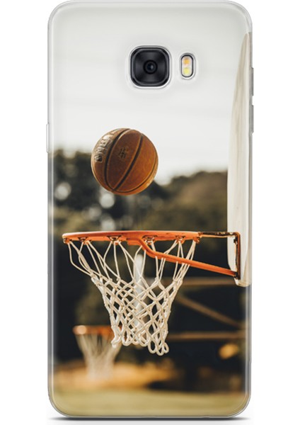 Samsung Galaxy C5 Pro Kılıf Uv Baskılı Abxbi 9 Silikon Basket Top