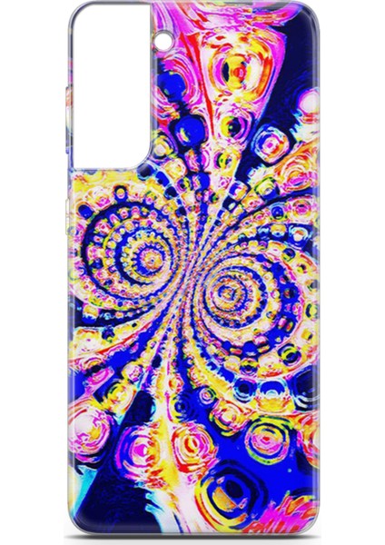 Samsung Galaxy S21 Plus Kılıf Uv Baskılı Abxbi 1 Kapak Renkli Hipnoz