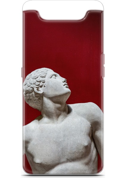 Samsung Galaxy A80 Kılıf Uv Baskılı Abxbi 2 Arka Kapak Heykel Kırmızı fiyatları