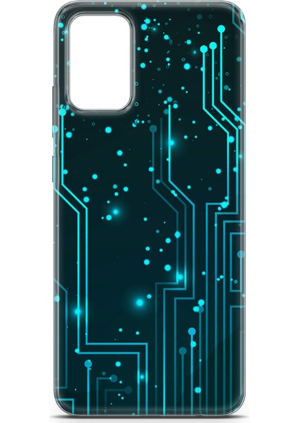 Samsung Galaxy M02S Kılıf Uv Baskılı Abxbi 7 Kapak Devreler Tron fiyatları