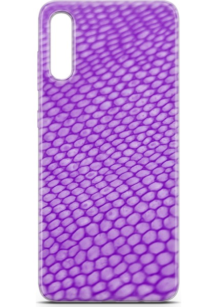 Samsung Galaxy A50 Kılıf Uv Baskılı Abxbi 10 Silikon Mor Petek fiyatları