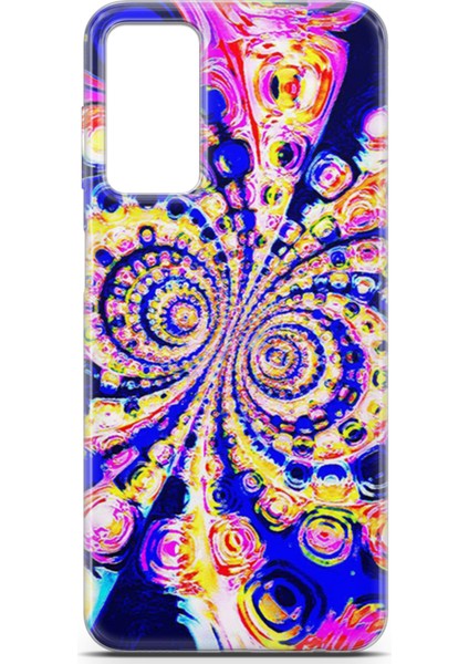 Samsung Galaxy M13 Kılıf Uv Baskılı Abxbi 1 Desenli Renkli Hipnoz fiyatları