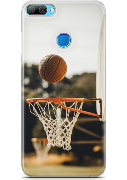 Honor 9 Lite Kılıf Uv Baskılı Abxbi 9 Koruyucu Kılıf Basket Top