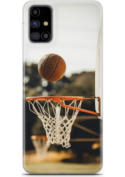 Samsung Galaxy M31S Kılıf Uv Baskılı Abxbi 9 Koruyucu Kılıf Basket Top