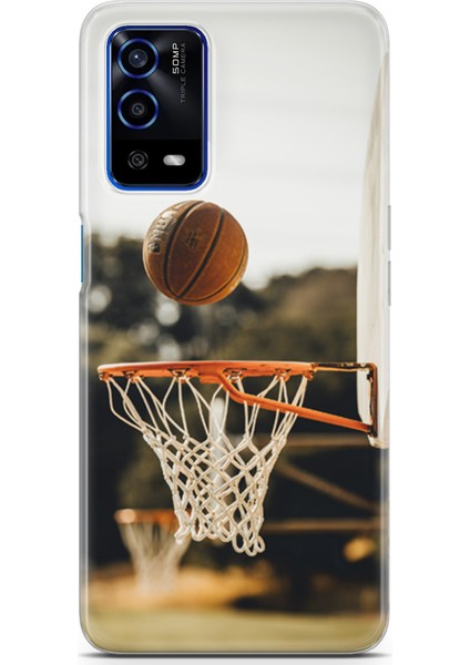 Oppo A55 4g Kılıf Uv Baskılı Abxbi 9 Desenli Basket Top