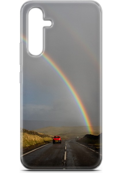 Samsung Galaxy A54 5g Kılıf Uv Baskılı Abxbi 6 Koruyucu Kılıf Gökkuşağı fiyatları