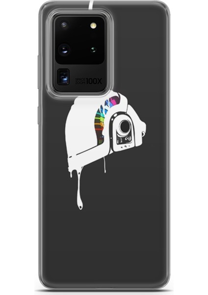 Samsung Galaxy S20 Ultra Kılıf Uv Baskılı Abxbi 4 Kapak Renkli Kask