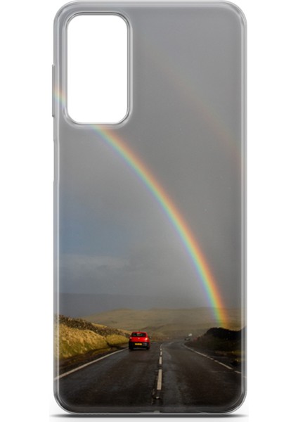 Samsung Galaxy M23 Kılıf Uv Baskılı Abxbi 6 Silikon Gökkuşağı fiyatları