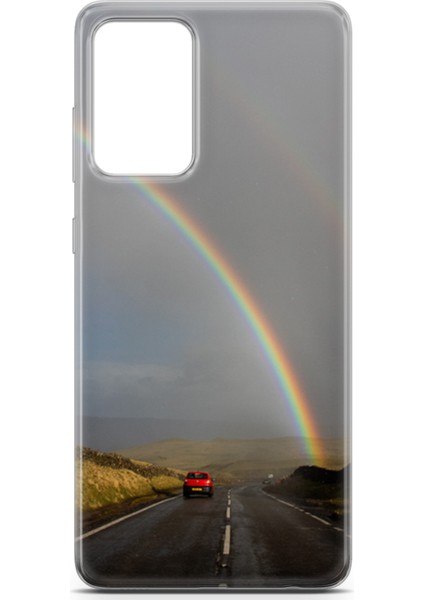 Samsung Galaxy A52 Kılıf Uv Baskılı Abxbi 6 Telefon Kabı Gökkuşağı fiyatları