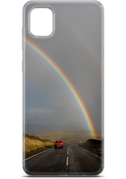 Samsung Galaxy M04 Kılıf Uv Baskılı Abxbi 6 Silikon Gökkuşağı fiyatları