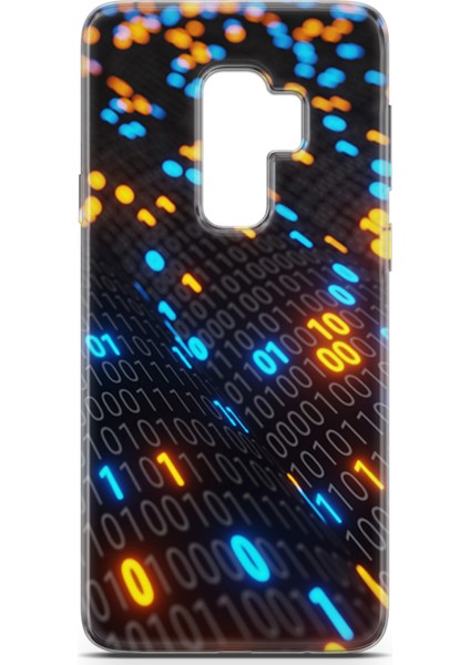 Samsung Galaxy S9 Plus Kılıf Uv Baskılı Abxbi 5 Koruma Kılıfı Binary Kod fiyatları