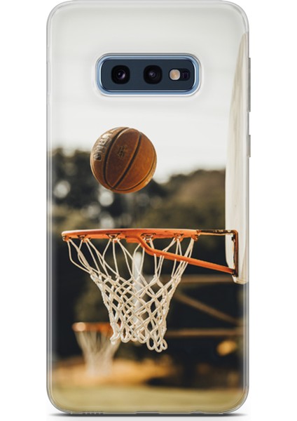 Samsung Galaxy S10E Kılıf Uv Baskılı Abxbi 9 Arka Kapak Basket Top