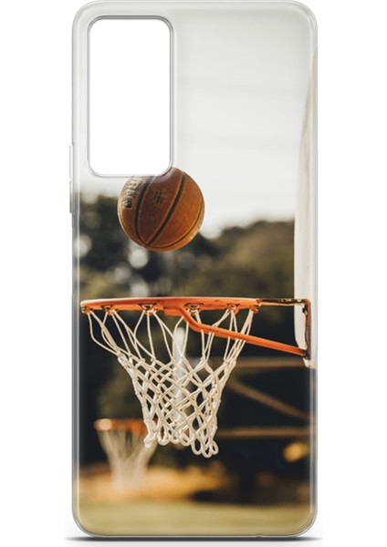 Tecno Camon 18 Kılıf Uv Baskılı Abxbi 9 Tasarım Basket Top