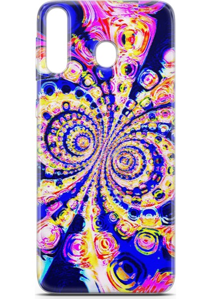 Samsung Galaxy M30 Kılıf Uv Baskılı Abxbi 1 Arka Kapak Renkli Hipnoz fiyatları