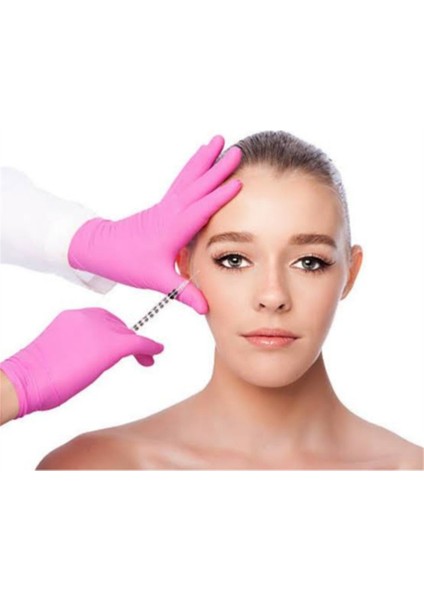 Pembe Pudrasız Nitril Eldiven 100 Lük_small