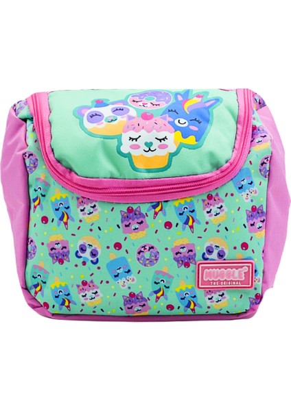 Termoslu Cookie Beslenme Çantası Turkuaz MU-8607