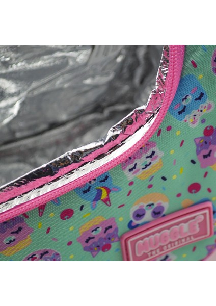 Termoslu Cookie Beslenme Çantası Turkuaz MU-8607 fırsatları