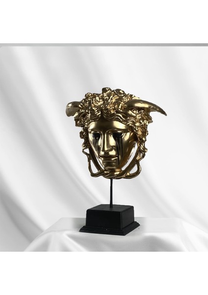 Medusa "dark Tears" Heykel, Büyük Boy Büst, Özel Tasarım Dekoratif Heykel, Medusa