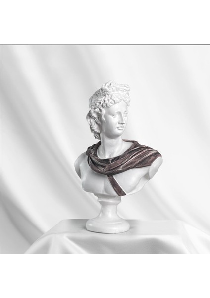 Apollo "classic" Heykel, Büyük Boy Büst, Özel Tasarım Dekoratif Heykel, Apollo fırsatları