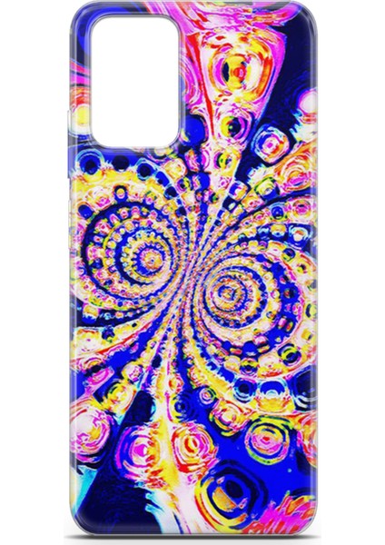 Xiaomi Redmi Note 10S Kılıf Uv Baskılı Abxbi 1 Darbe Emici Renkli Hipnoz