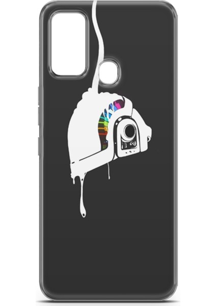 Tecno Spark 7t Kılıf Uv Baskılı Abxbi 4 Arka Kapak Renkli Kask