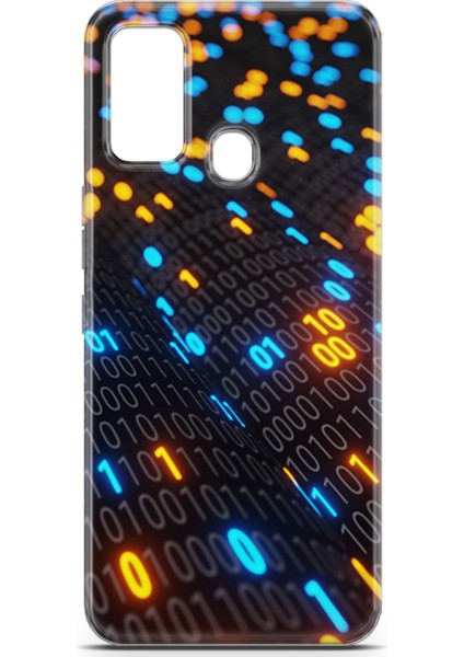 Tecno Spark 7t Kılıf Uv Baskılı Abxbi 5 Kapak Binary Kod