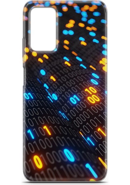 Xiaomi Redmi 9t Kılıf Uv Baskılı Abxbi 5 Kapak Binary Kod