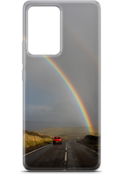 Xiaomi Mi 13 Lite Kılıf Uv Baskılı Abxbi 6 Arka Kapak Gökkuşağı fiyatları