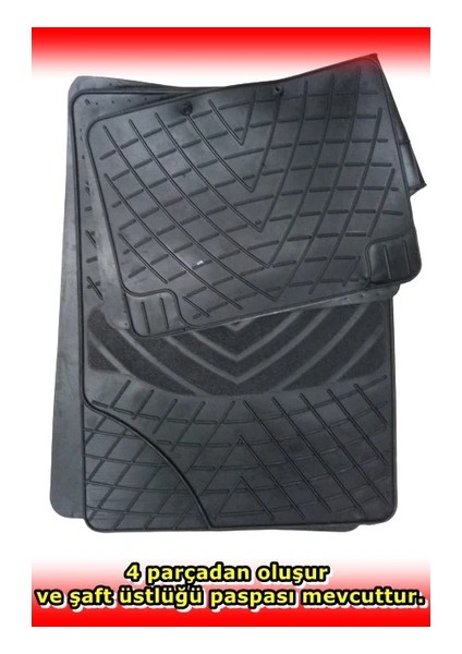 Mazda 3 2003-2009 Uyumlu 3D Havuzlu Paspas Seti Point 24374 modelleri