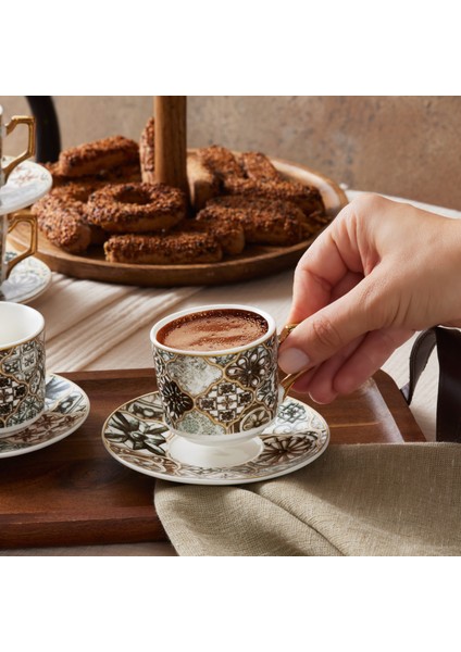 Milas 6 Kişilik Kahve Fincan Takımı 100 ml
