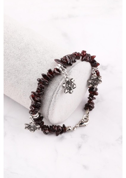 Garnet – Lal Doğal Taş Kırıktaş Bileklik