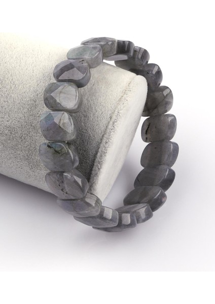 Labradorit Doğal Taş Bileklik 11 x 15 mm Özel Kesim