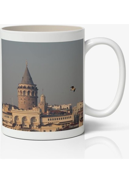 Galata Kulesi Baskılı Kupa Bardak Baskılı Kahve Kupa Bardak-1